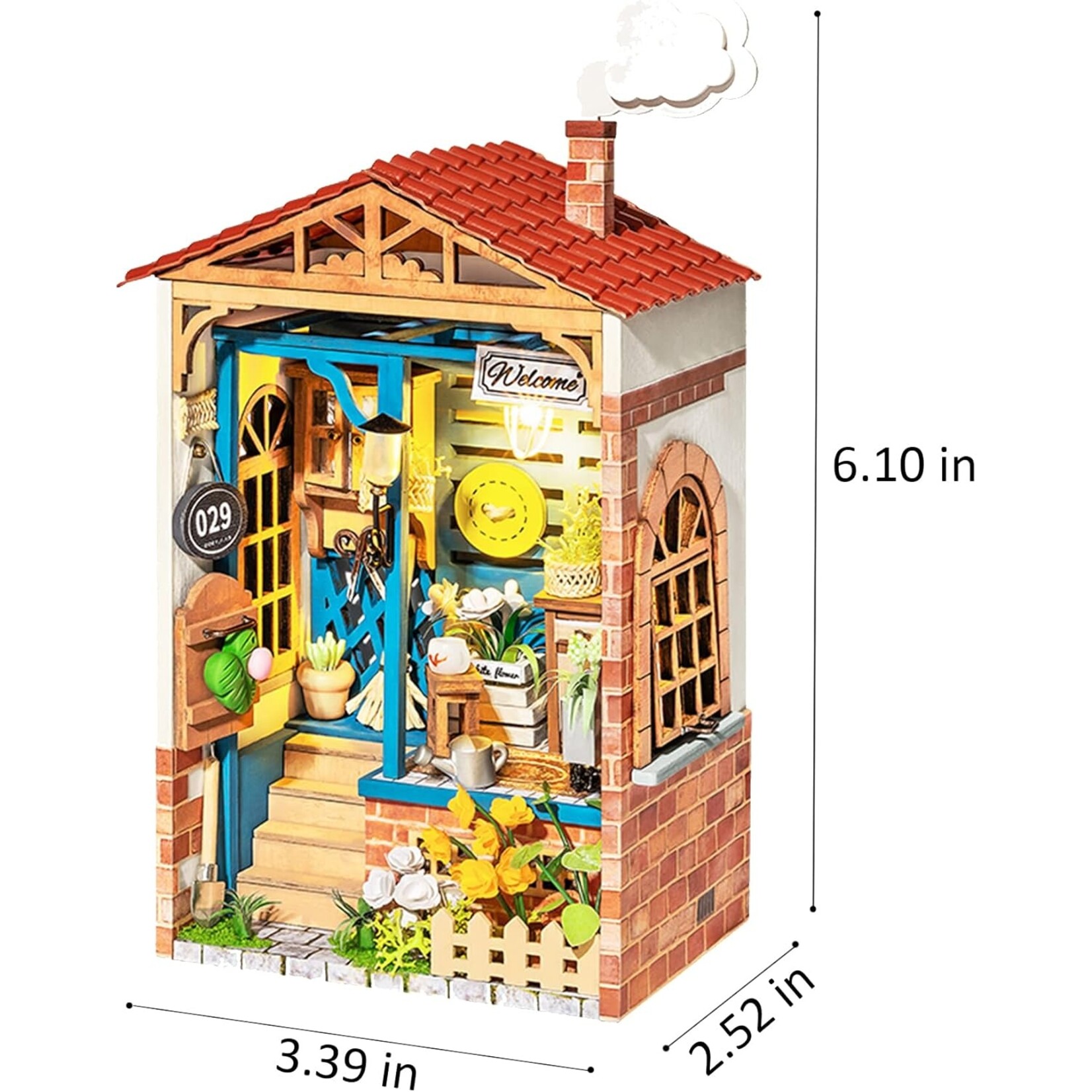 Hands Craft DIY Miniature House Kit: Dream Yard