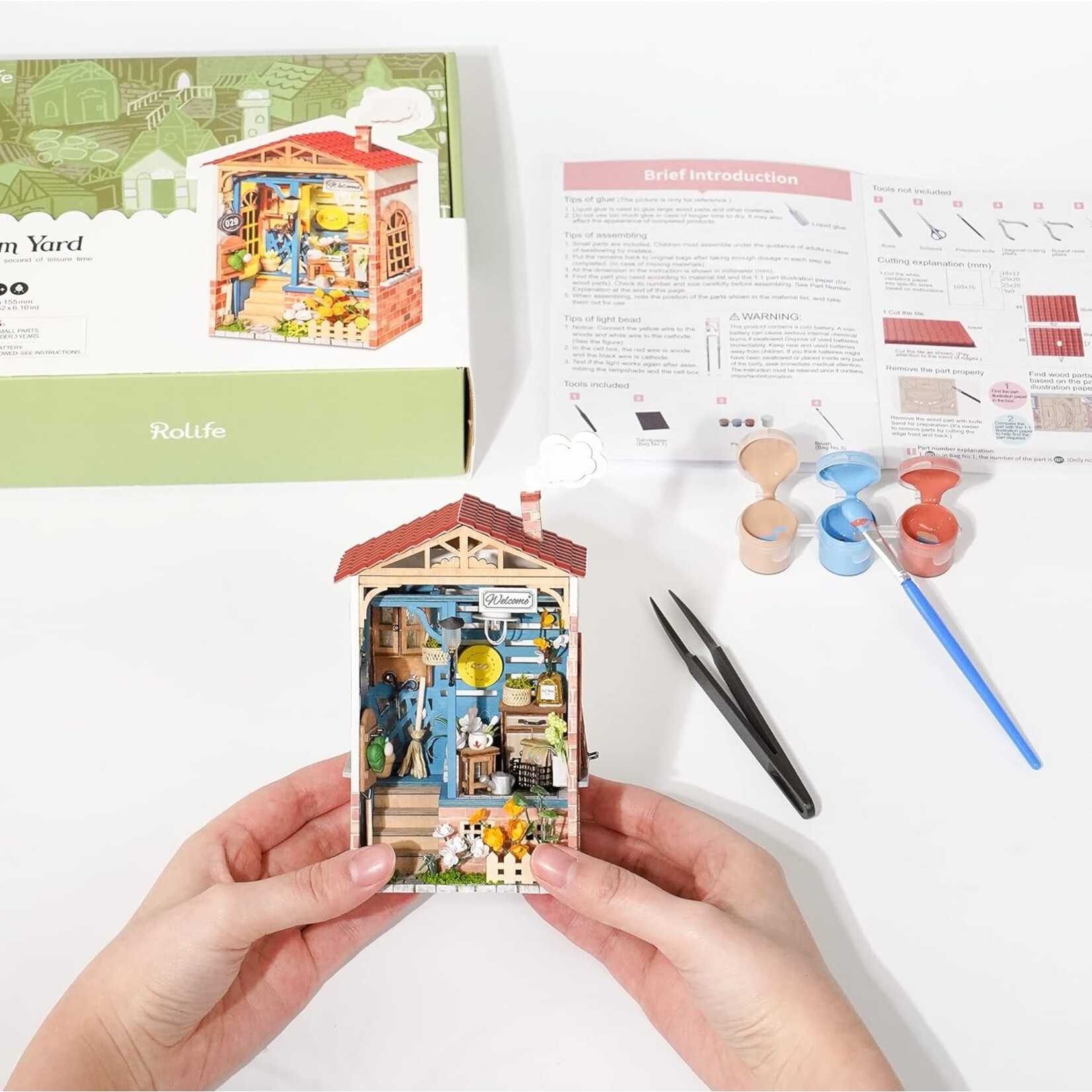 Hands Craft DIY Miniature House Kit: Dream Yard