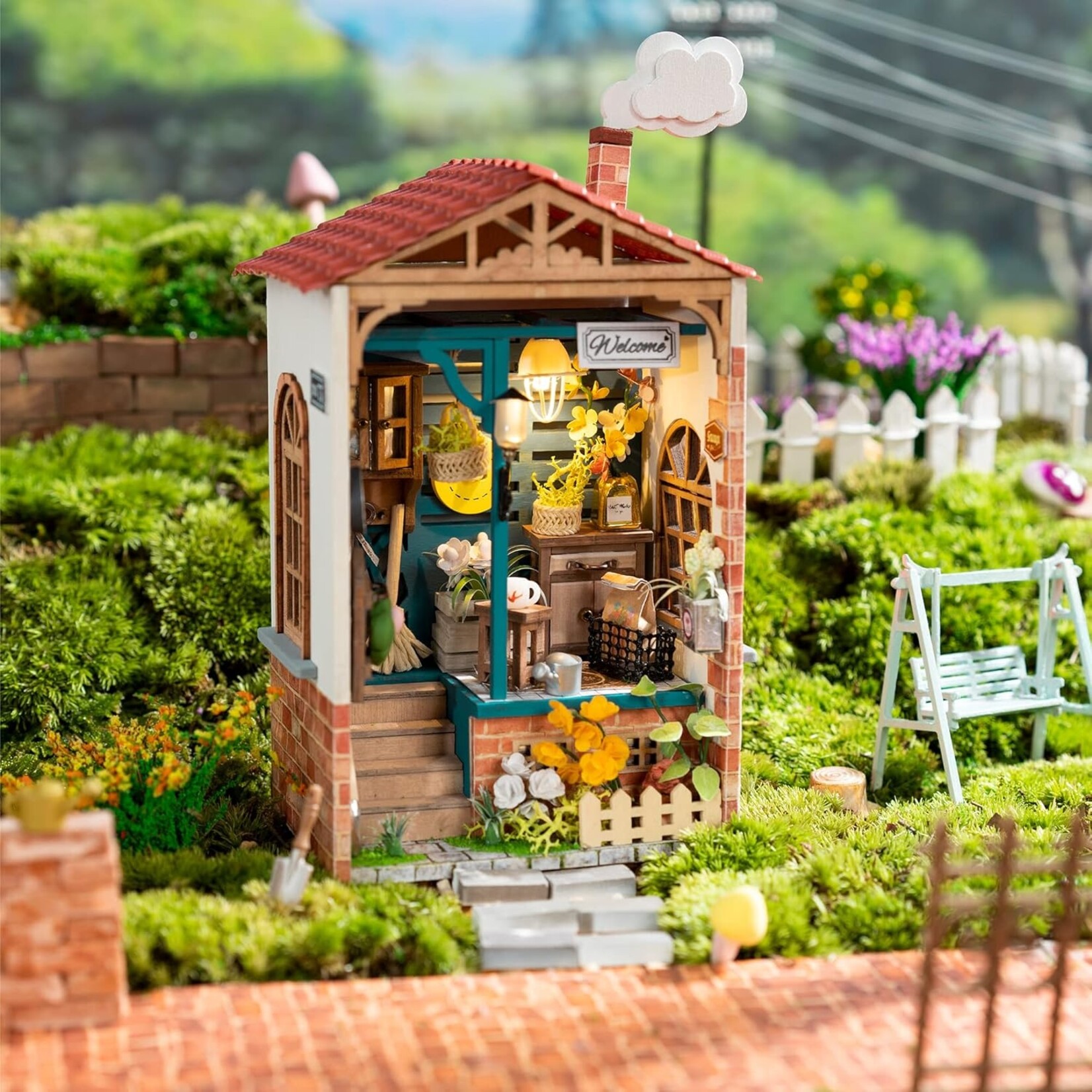 Hands Craft DIY Miniature House Kit: Dream Yard