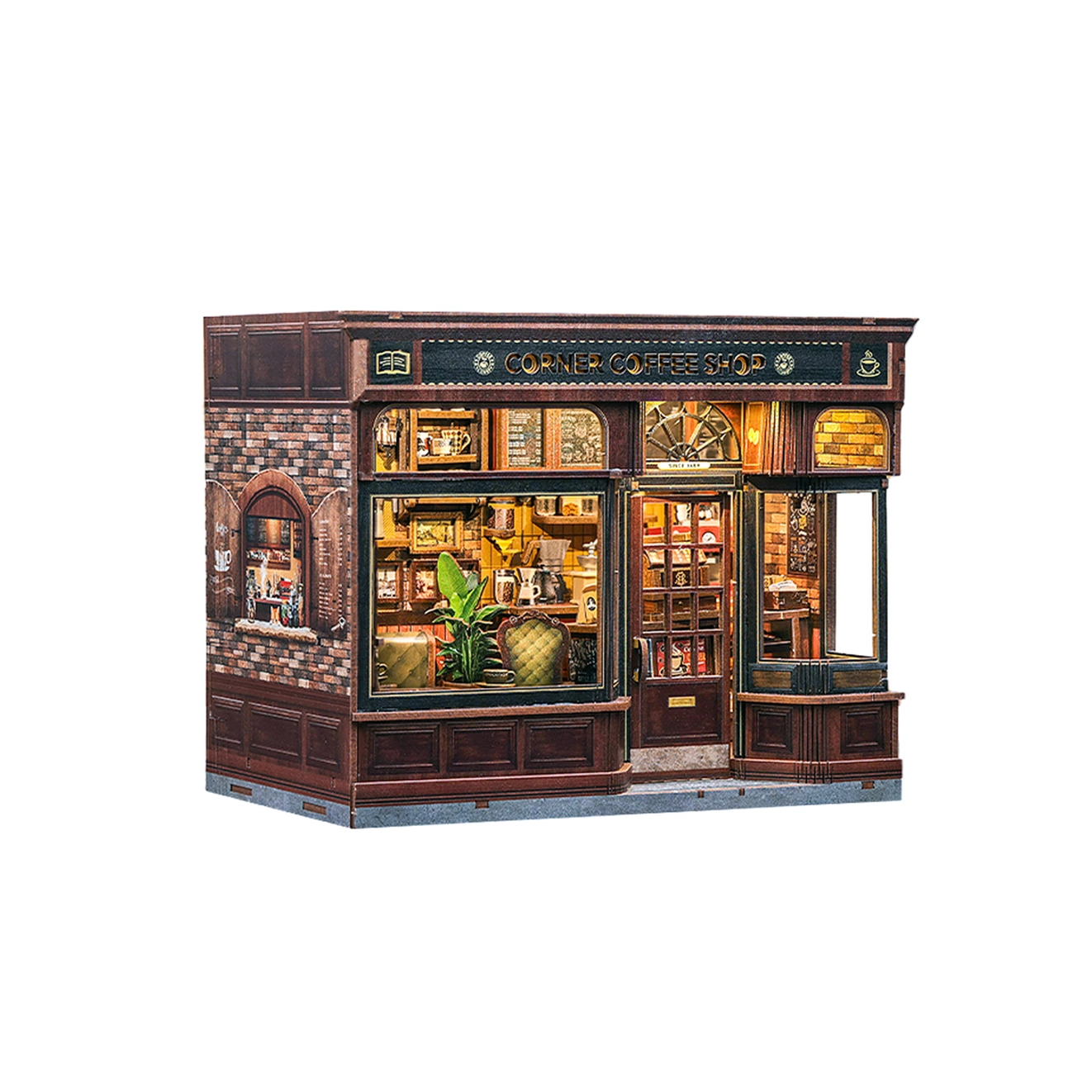 Floral Mark Café Book Nook – A Vintage Coffeehouse Escape