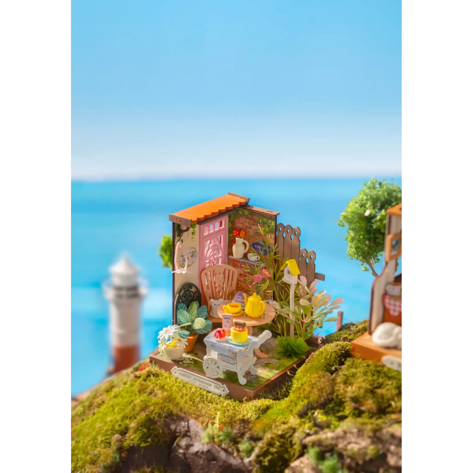 Hands Craft DIY Miniature House Kit: Fancy Tea Yard