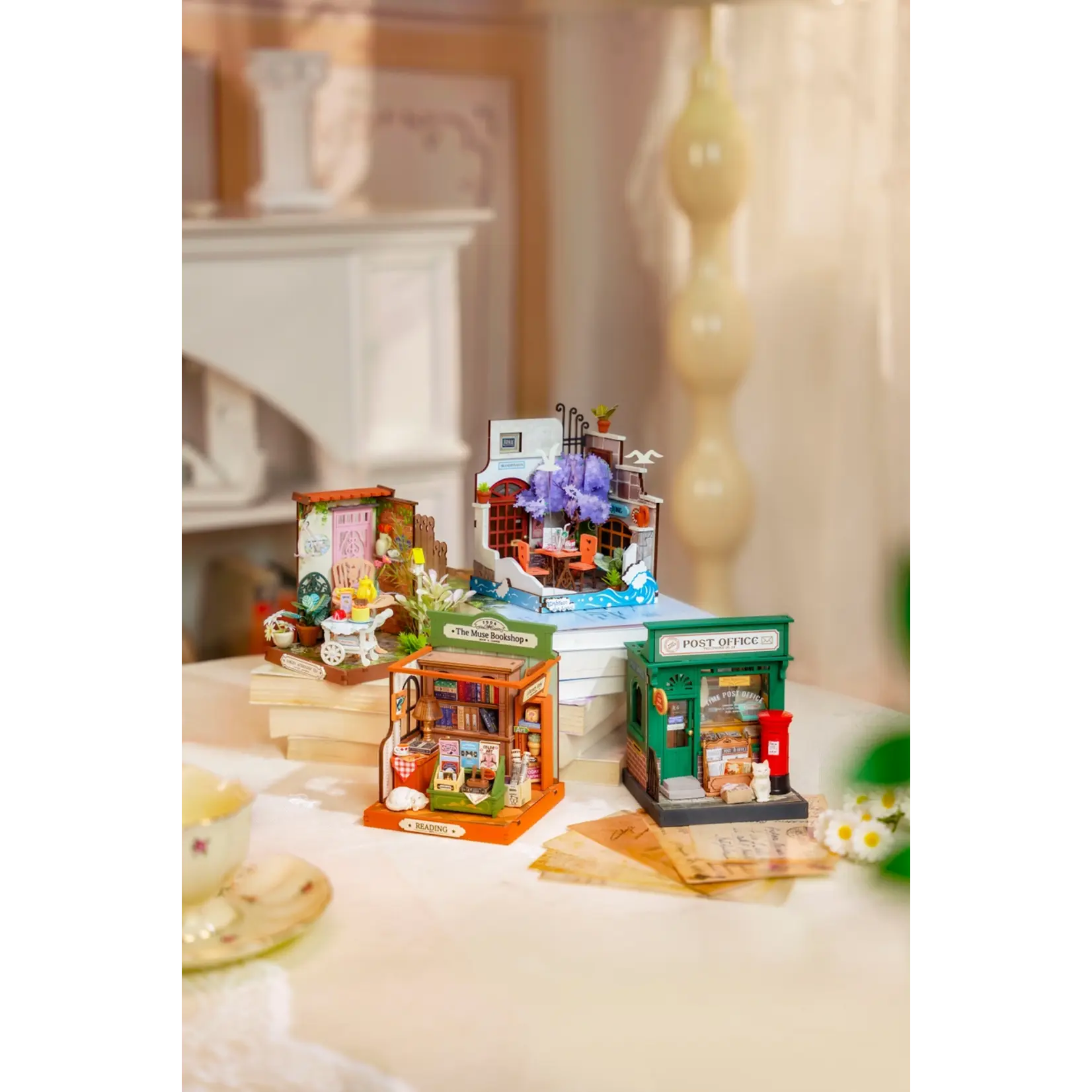 Hands Craft DIY Miniature House Kit: Fancy Tea Yard