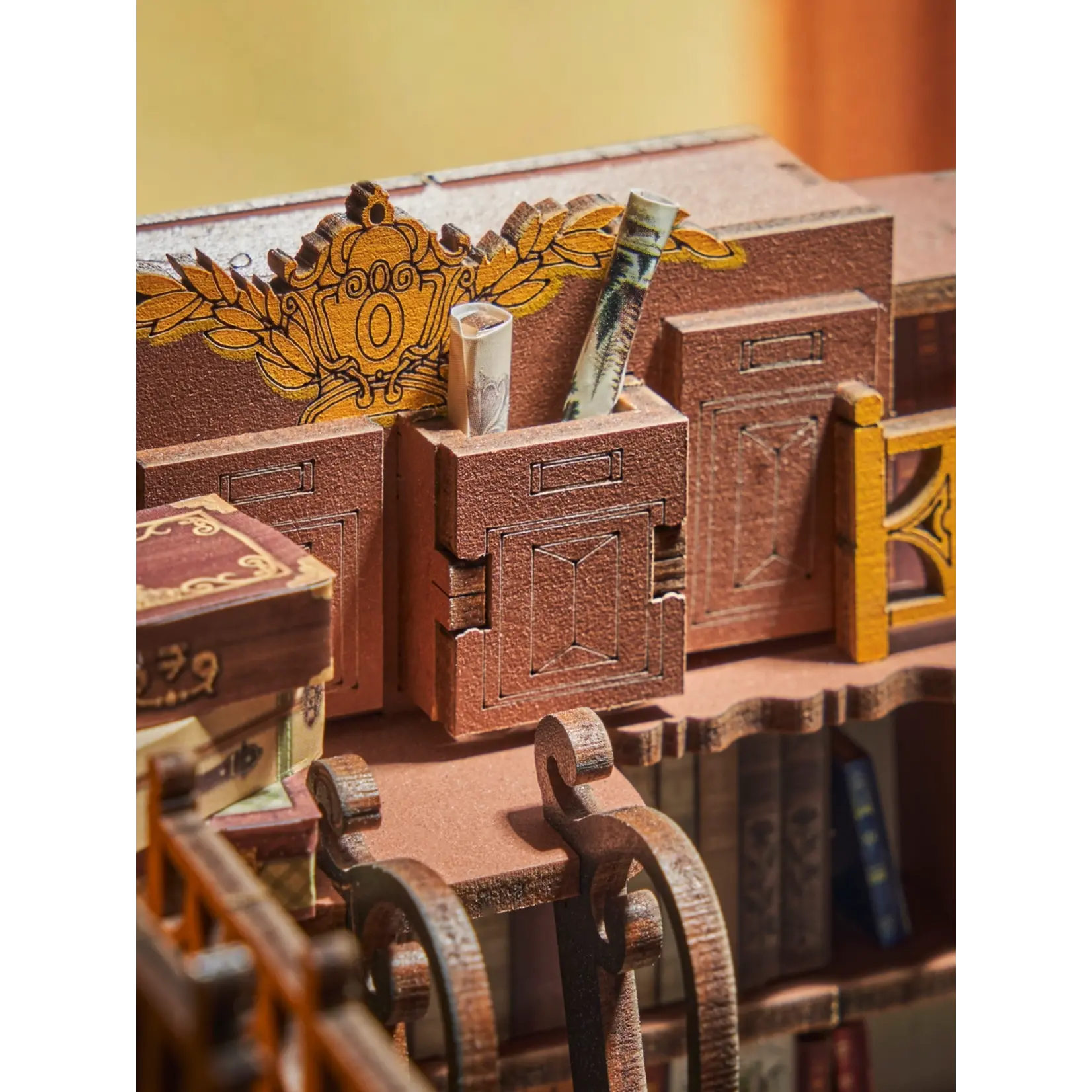 Hands Craft DIY Book Nook Kit: Silent Corner Study