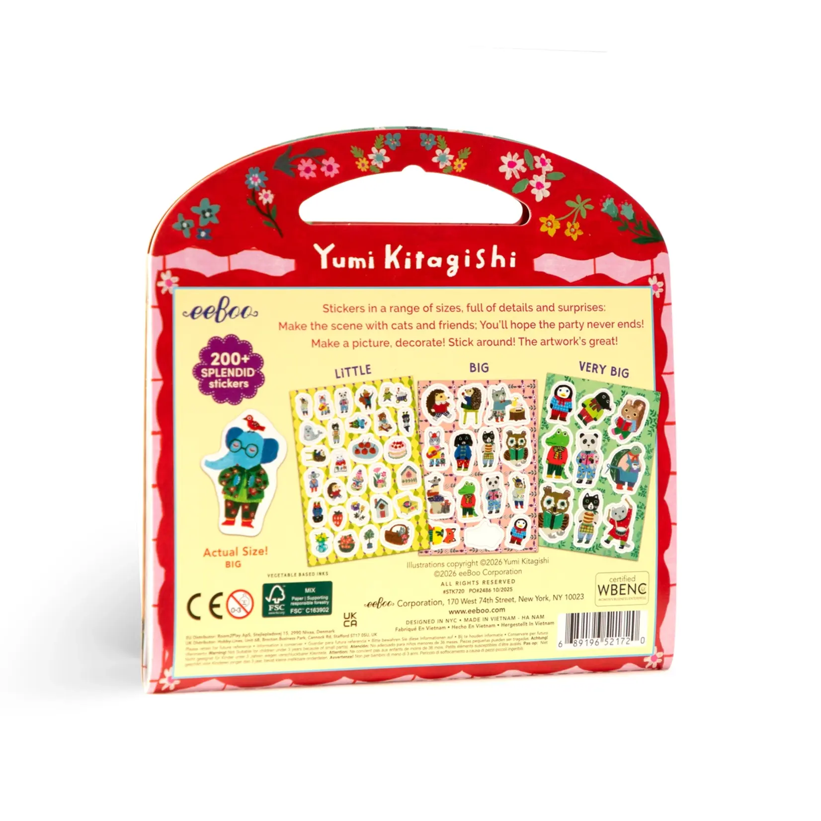 eeboo Cat's Apartment Stickers