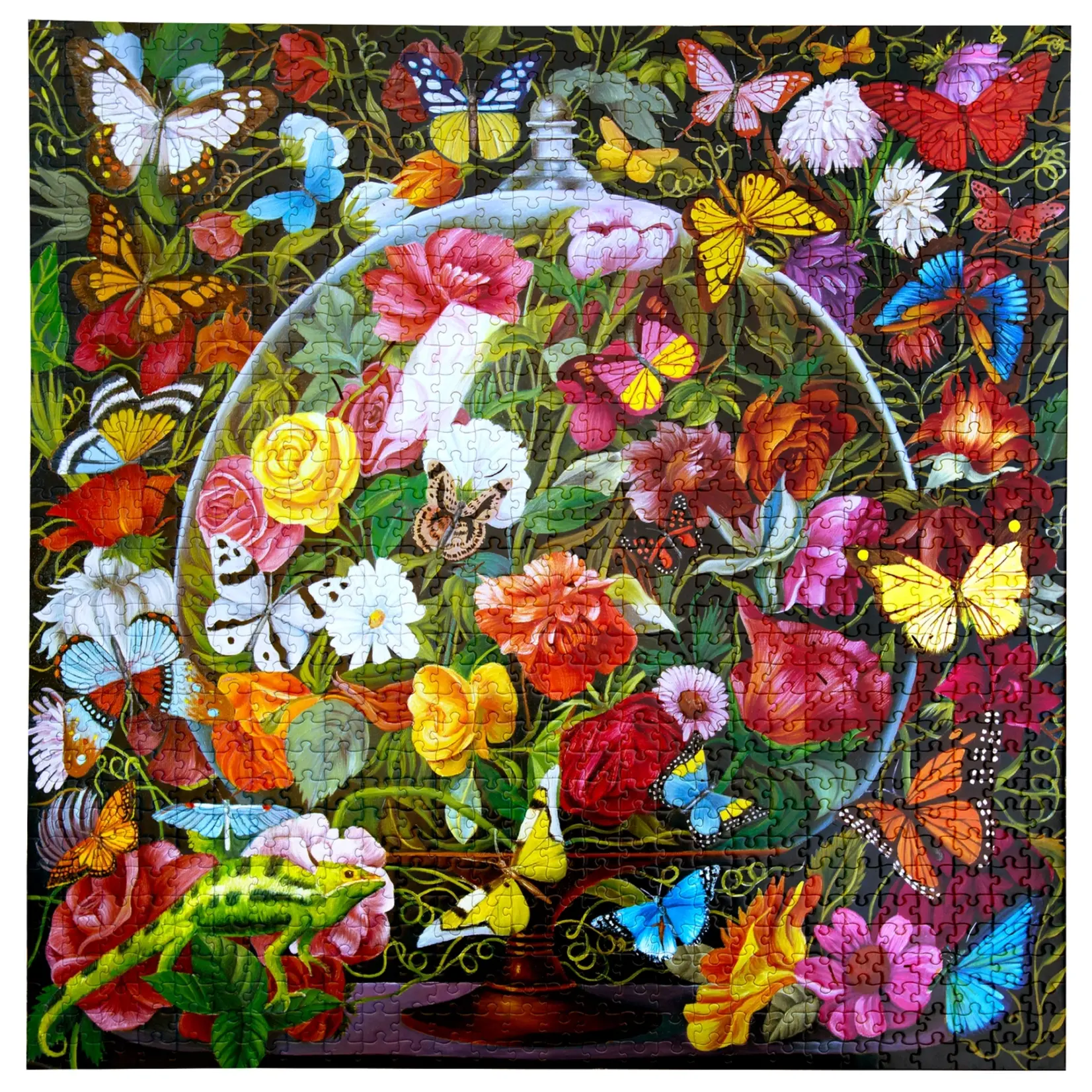eeboo Butterfly Still Life 1000 Piece Puzzle