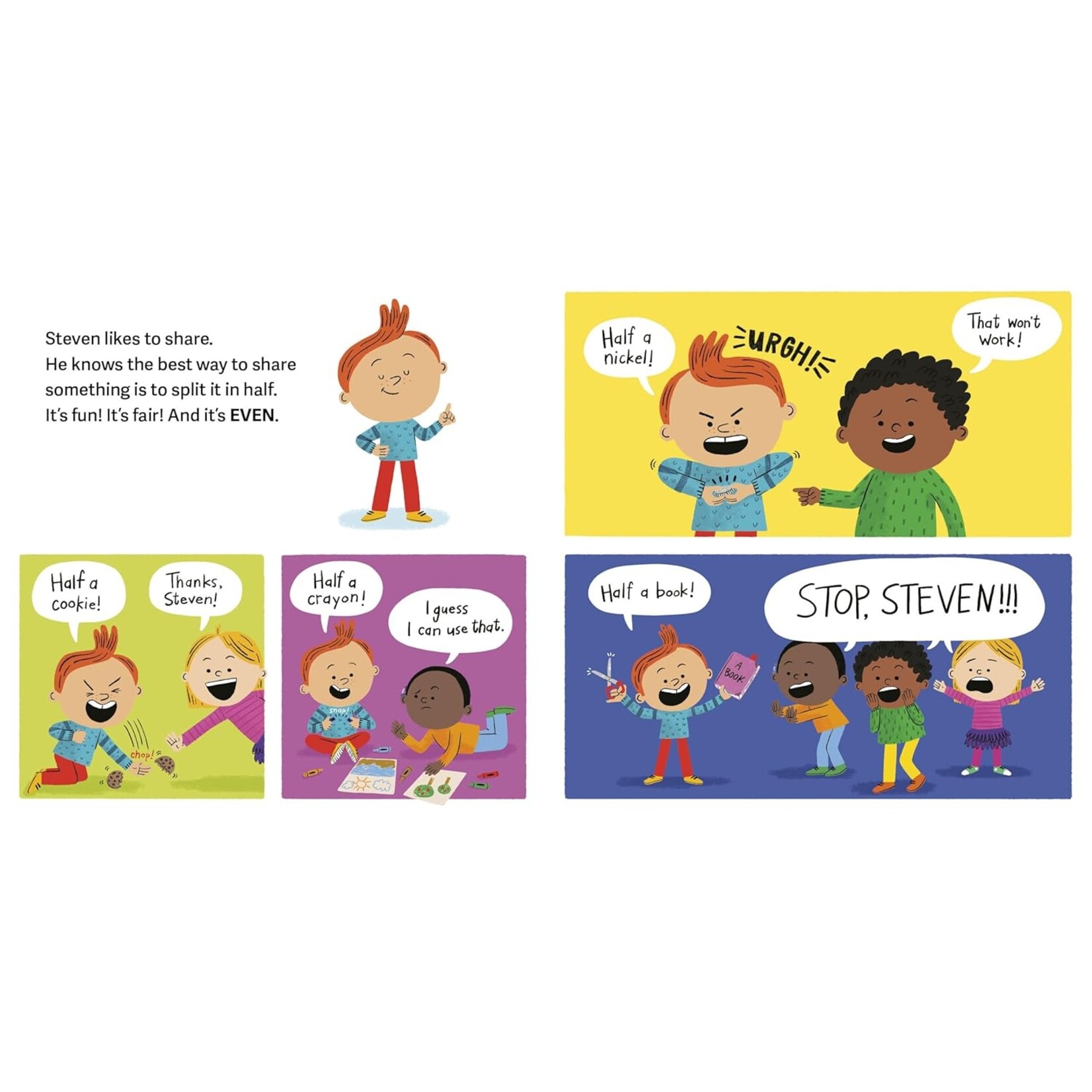 Even Steven: A Book About Sharing