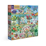 eeboo Floral Cupboard 1000 Piece Puzzle