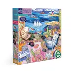 eeboo Seashells By the Shore 1000 Piece Puzzle