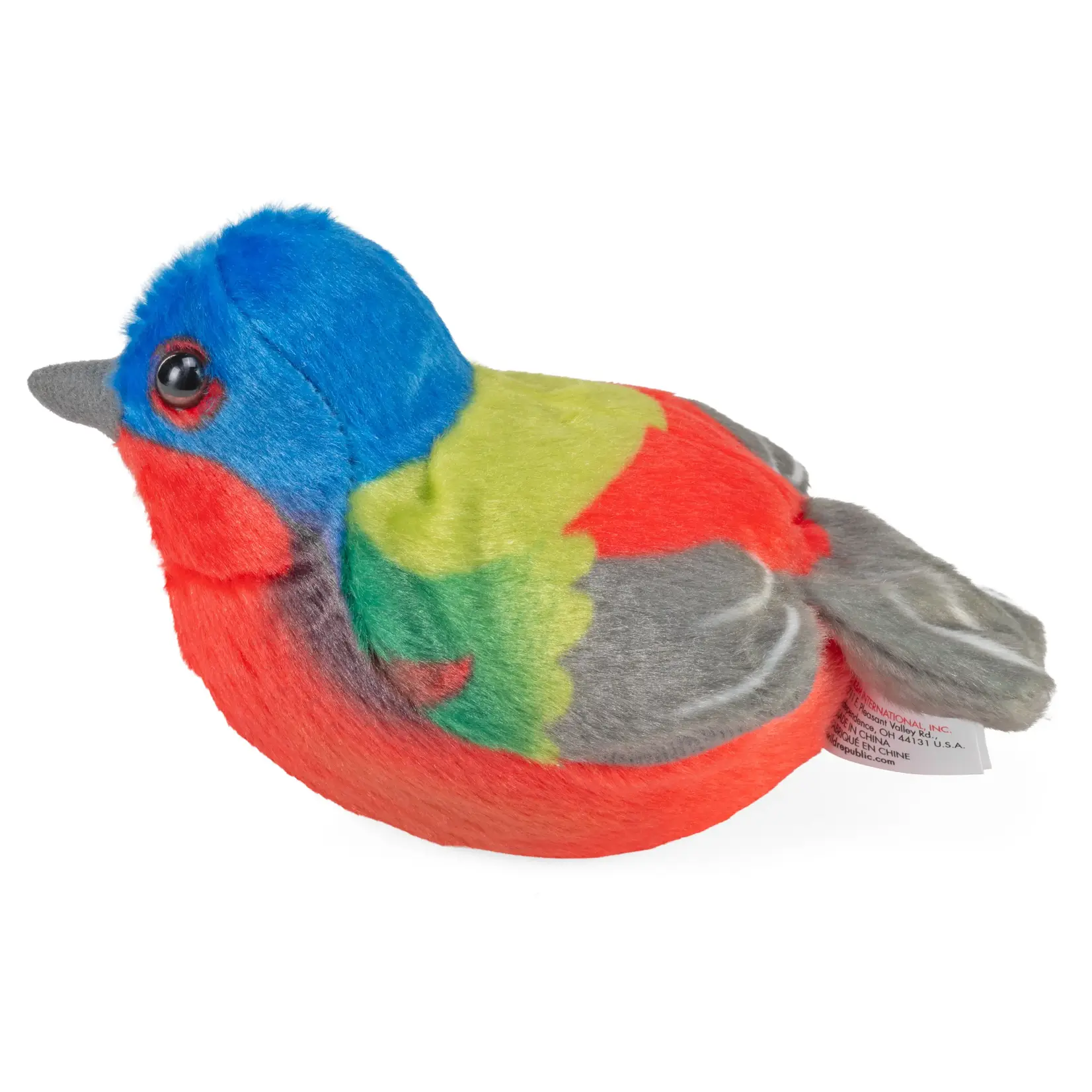 Audubon II Painted Bunting Stuffed Animal with Sound