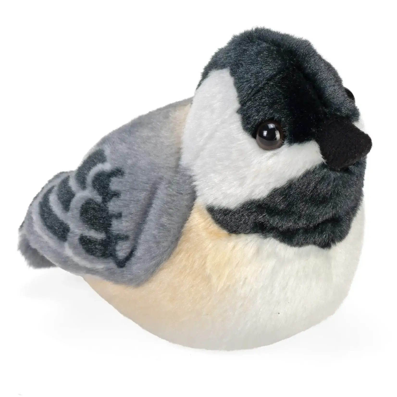 Audubon II Black-capped Chickadee Stuffed Animal with Sound