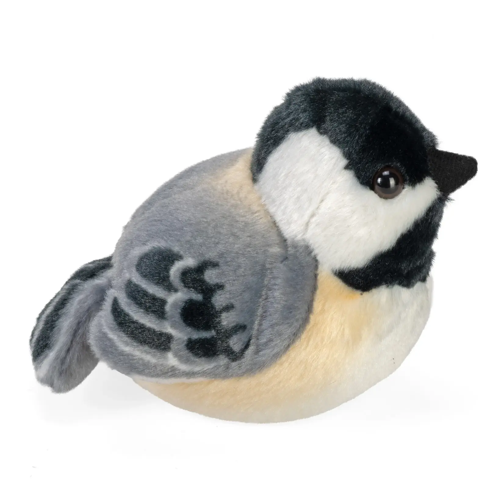 Audubon II Black-capped Chickadee Stuffed Animal with Sound