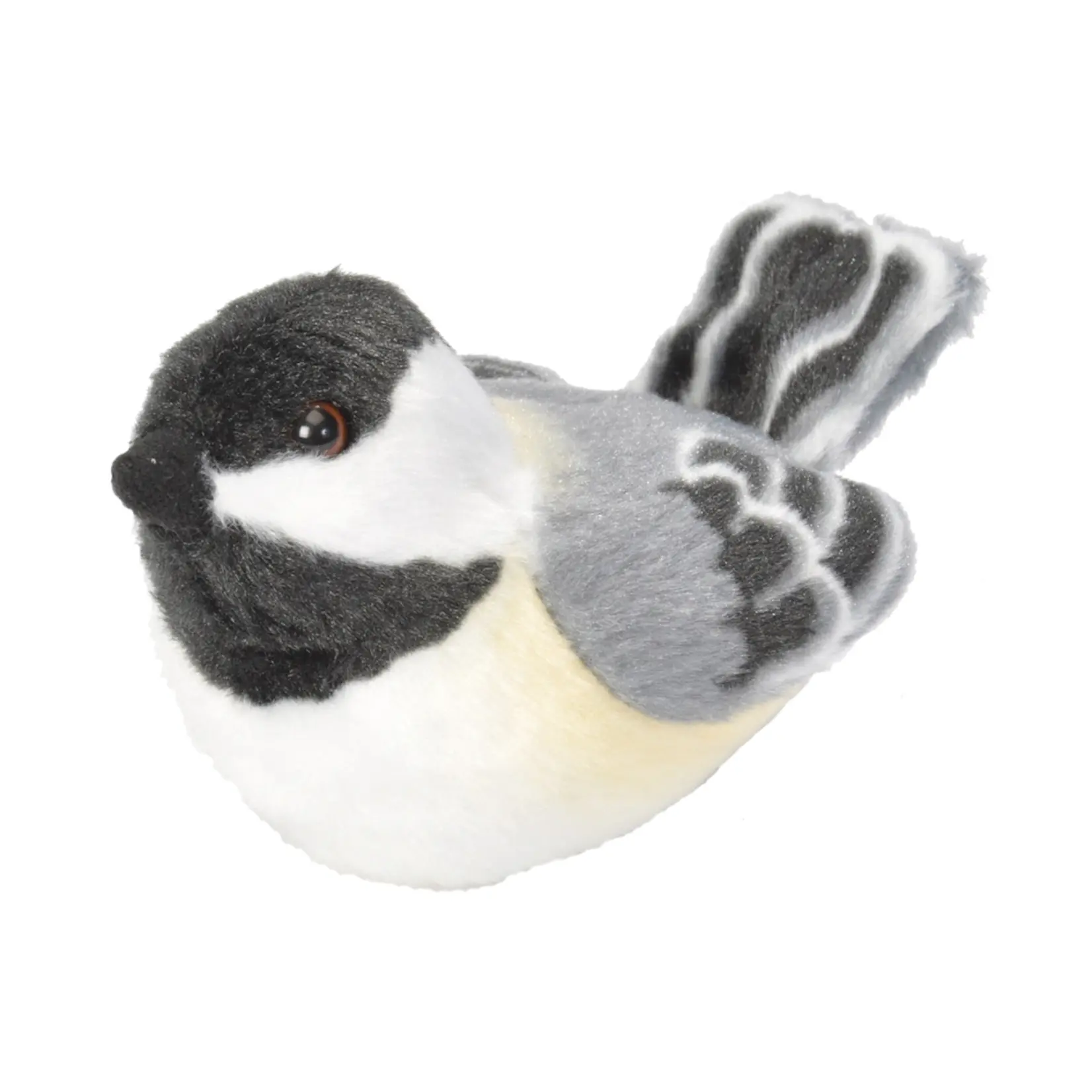 Audubon II Black-capped Chickadee Stuffed Animal with Sound