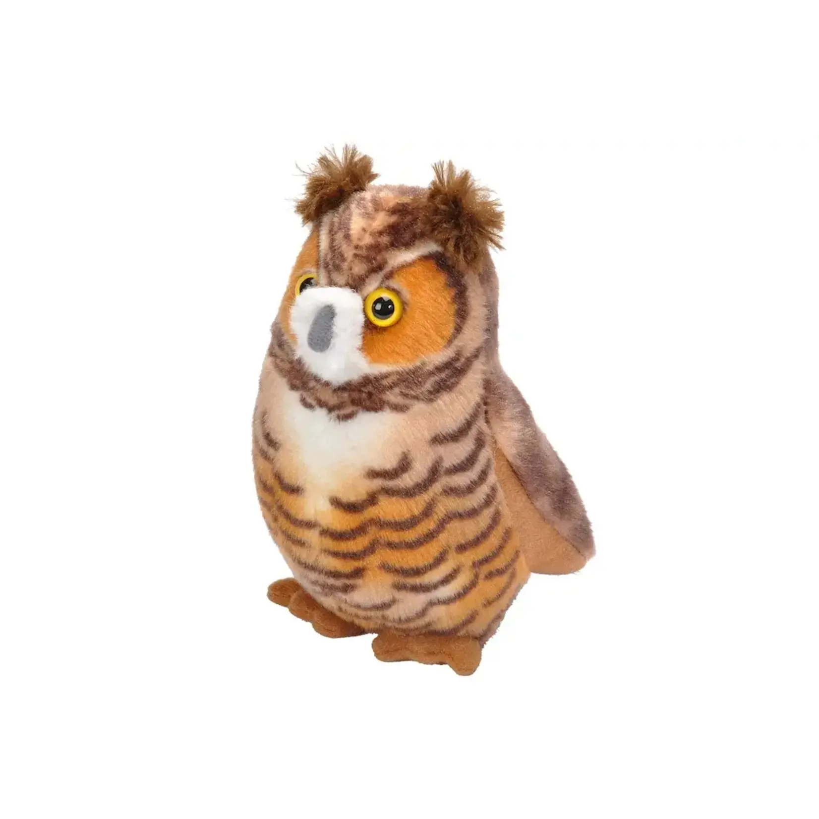 Audubon II Great Horned Owl Stuffed Animal with Sound