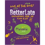 Maxima Hive “Hive Live” Live Music Every Last Saturday from 5 PM - 6:30 PM