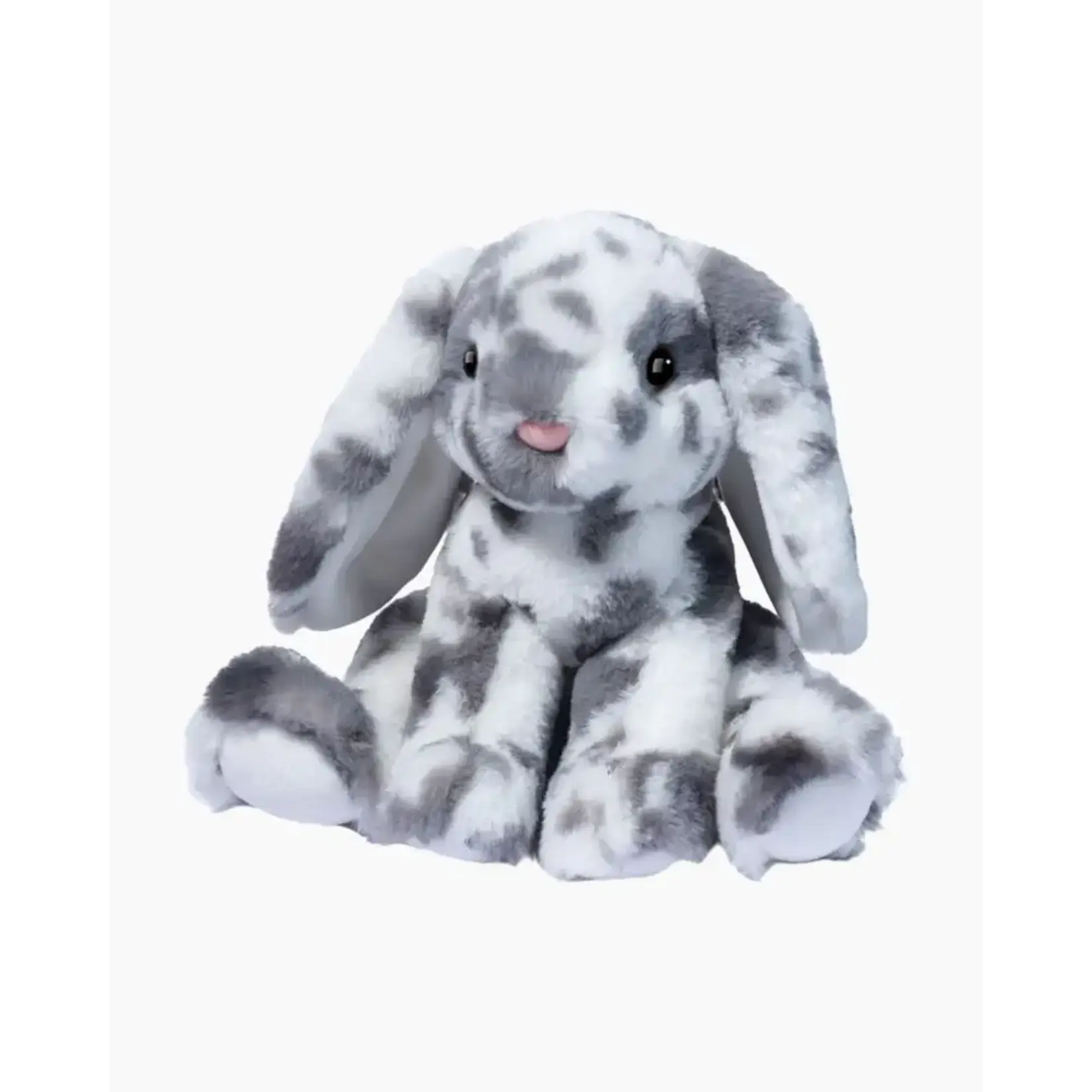 Douglas Toys Bouncie Grey & White Spotted Bunny
