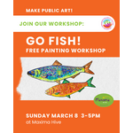 Maxima Hive "Go Fish" Mural Workshop with Maxima Hive