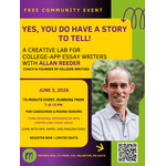 Yes, You Do Have a Story to Tell! Free community event