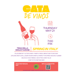 Thur. May 21th - Cata De Vinos - Spring in Italy