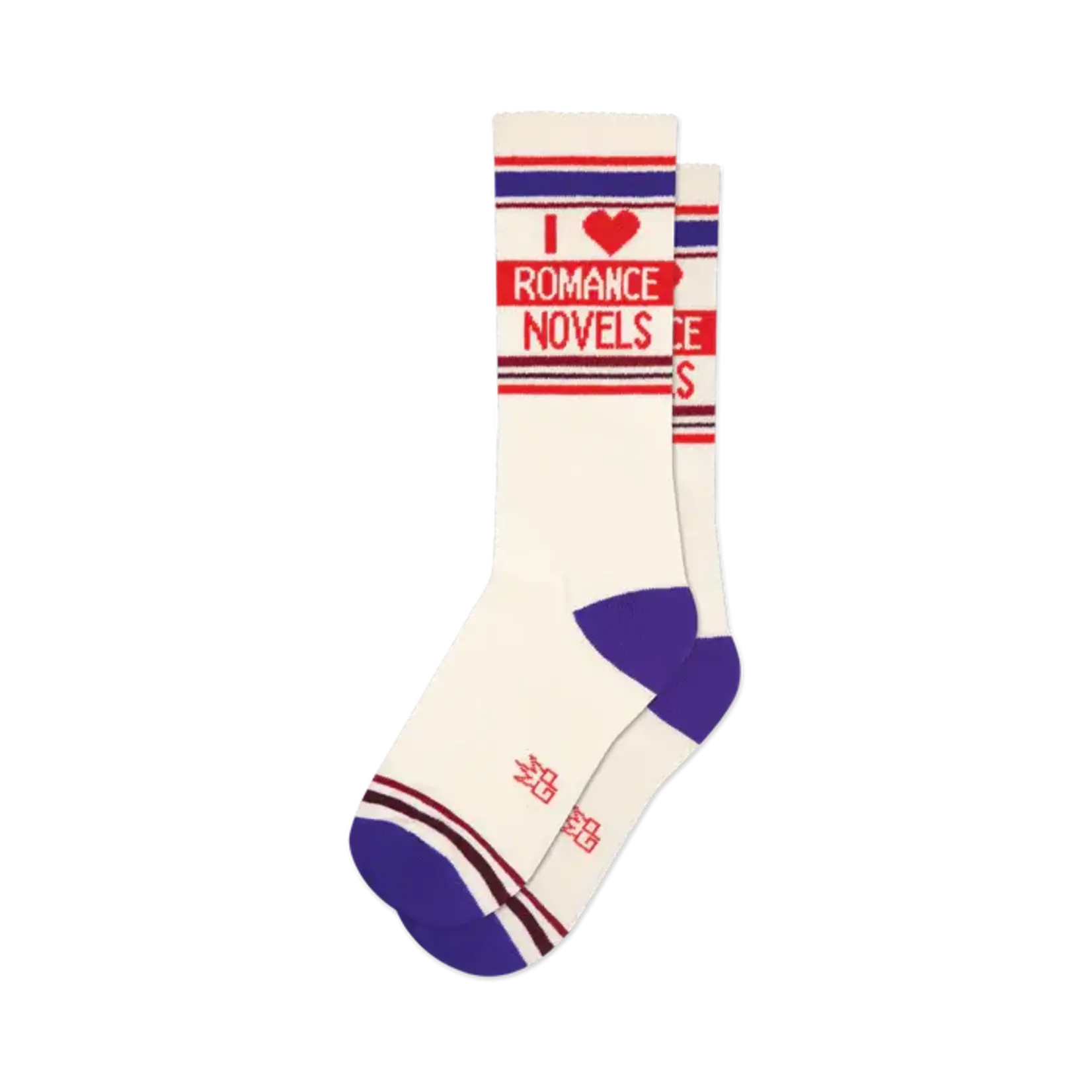 I Love Romance Novels - Gym Crew Socks