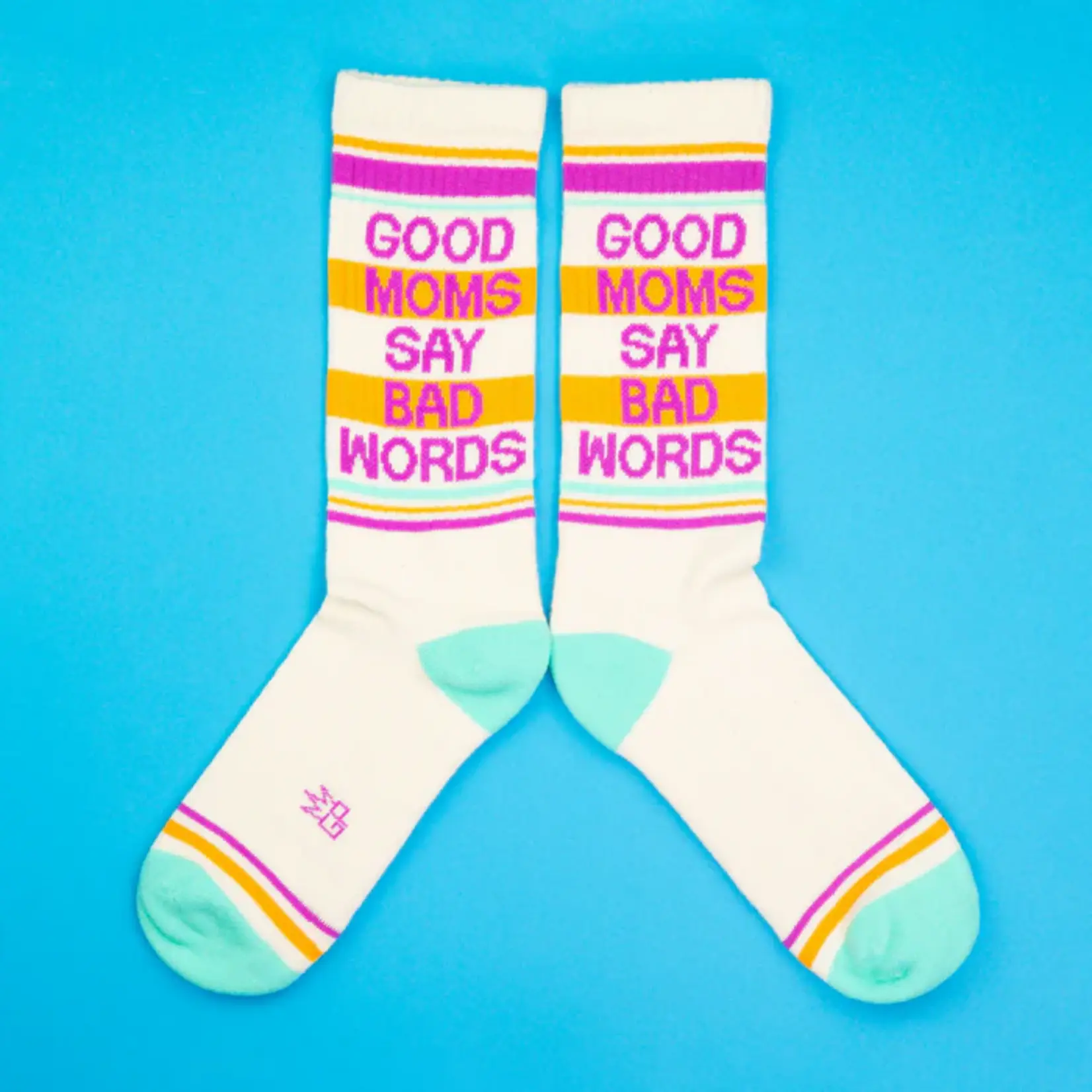 Good Moms Say Bad Words - Gym Crew Socks