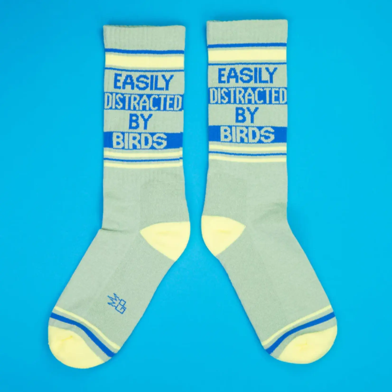 Easily Distracted By Birds - Gym Crew Socks