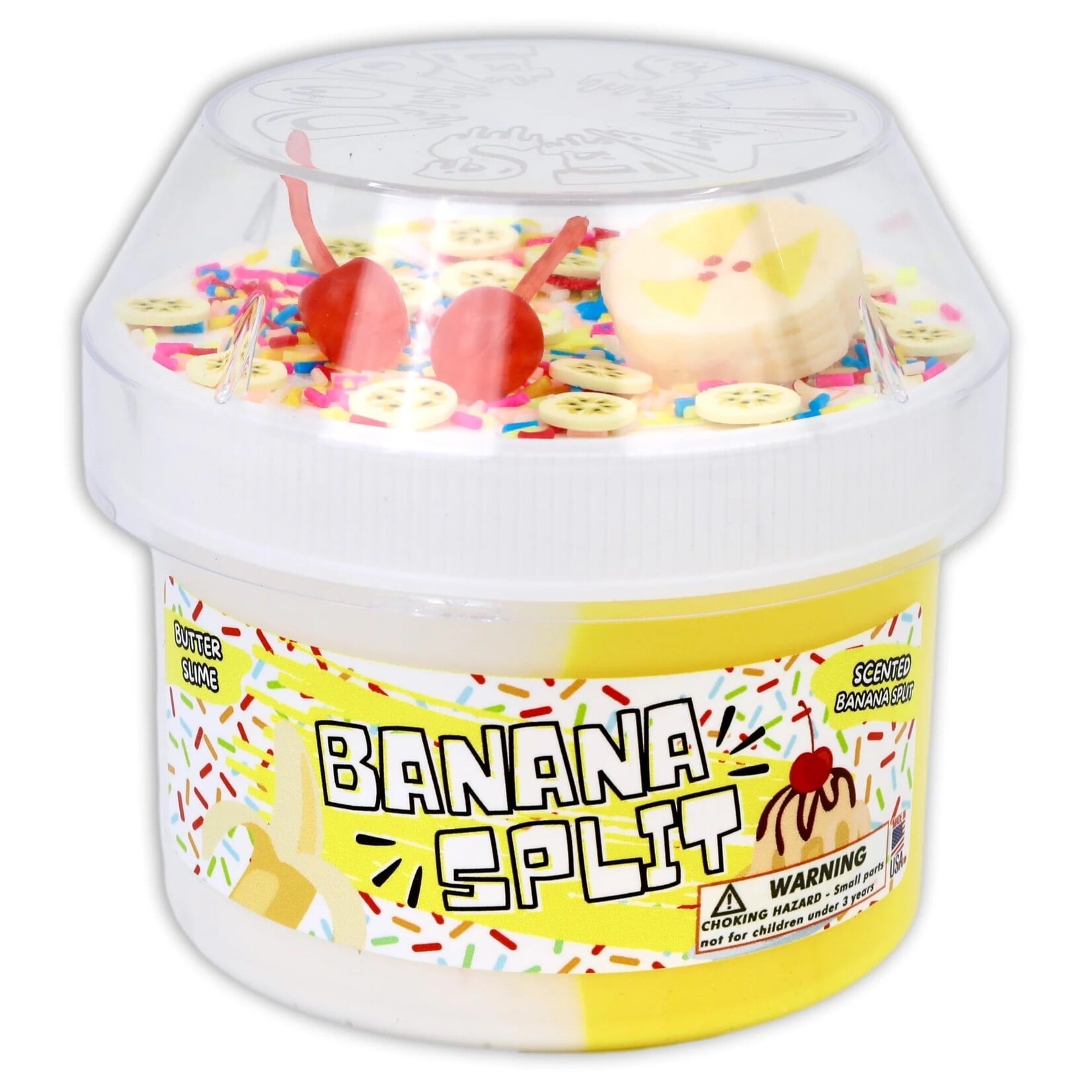 Dope Slimes Banana Split - Butter Textured Slime