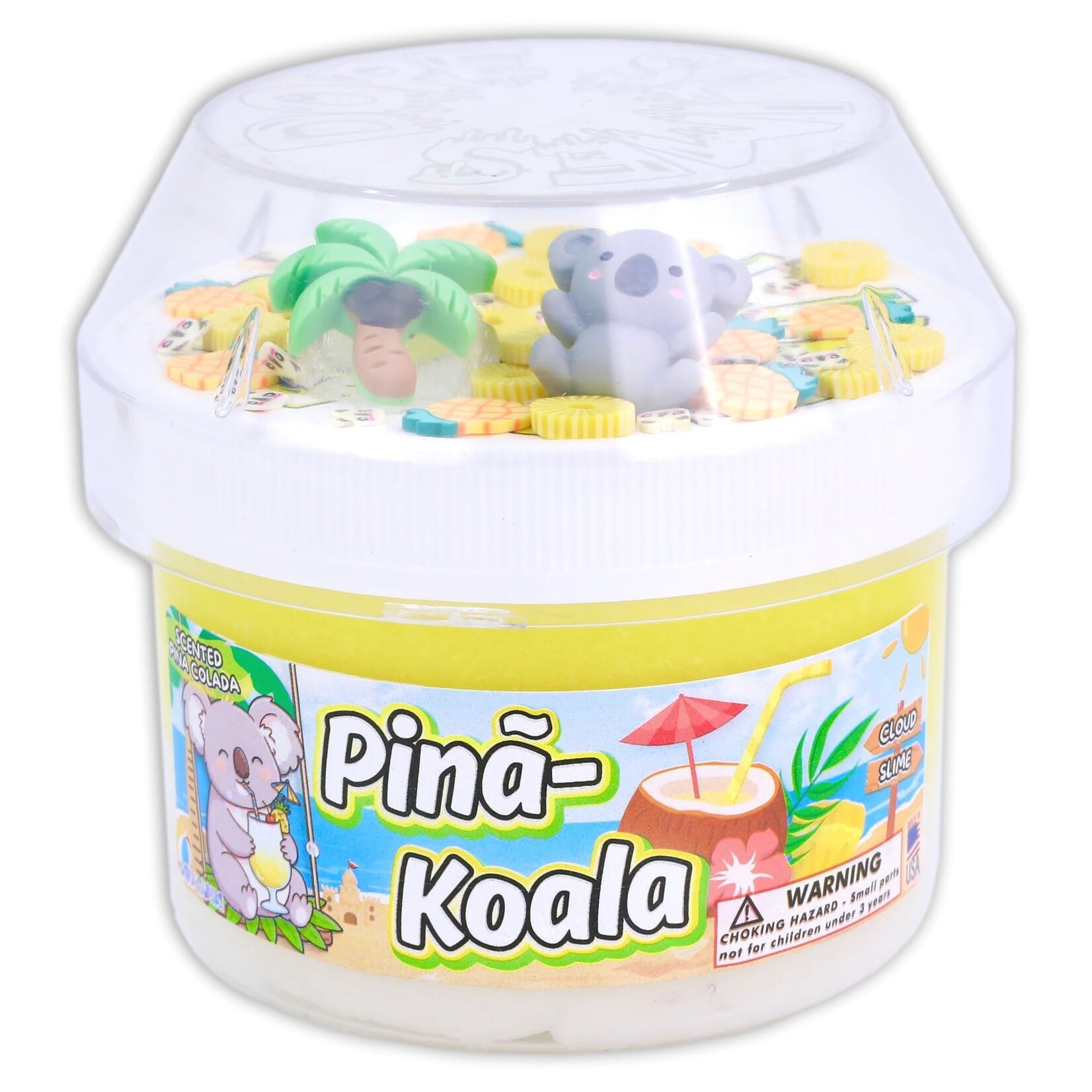 Dope Slimes Pina Koala - Cloud Textured Slime