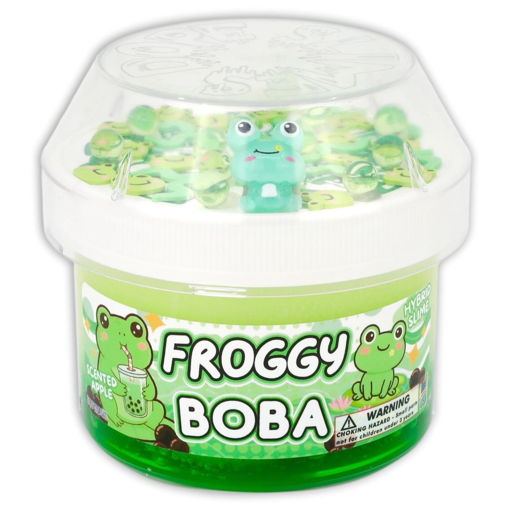 Dope Slimes Froggy Boba - Hybrid Textured Slime