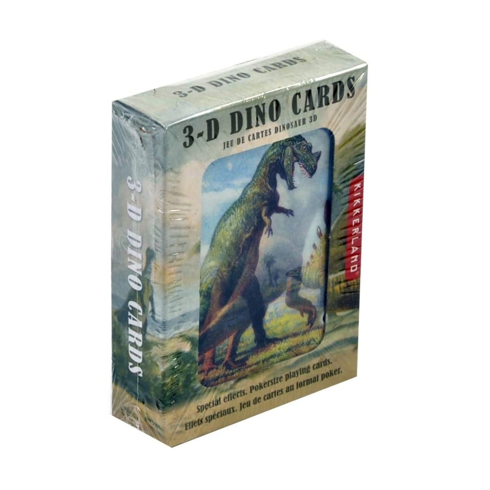 3-D Dinosaur Playing Cards