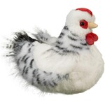 Douglas Toys Salty Black And White Hen