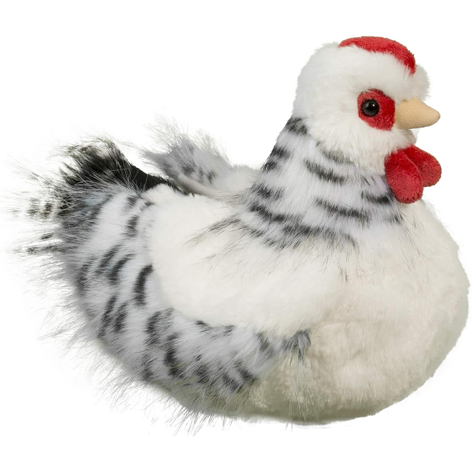 Douglas Toys Salty Black And White Hen
