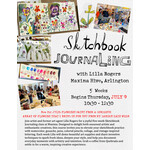 SOLD OUT - Sketchbook Journaling with Lilla Rogers -5 week class, Starting Thursday, July 9, 2026