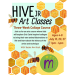 Hive jr. -  Art Classes - Three Week Collage Course (ages 4-6)