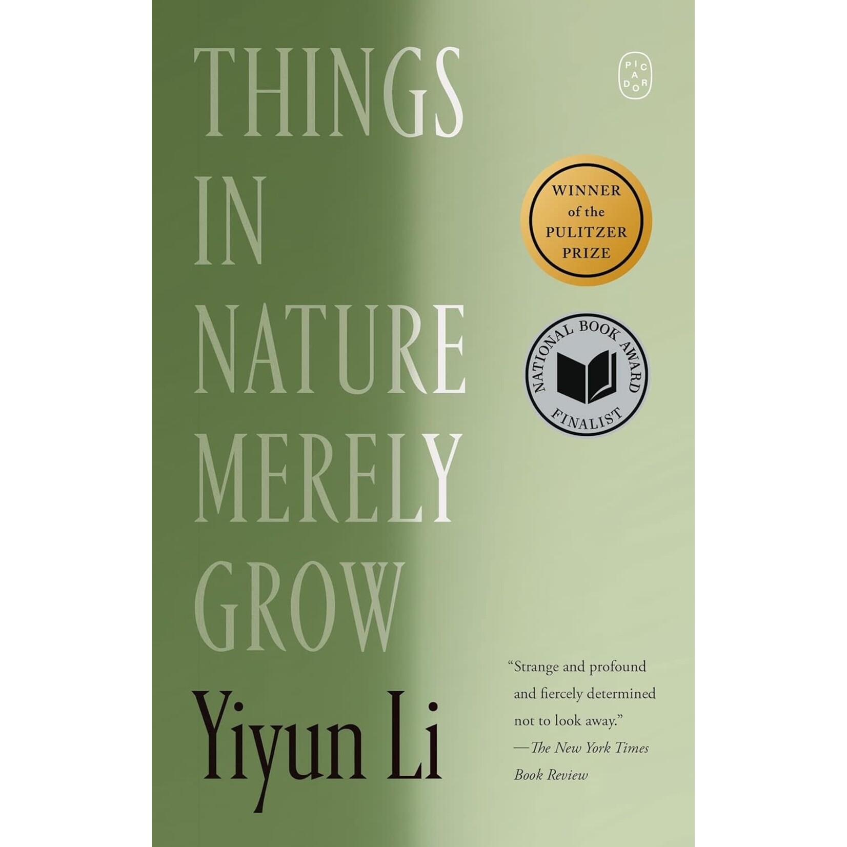 Things in Nature Merely Grow
