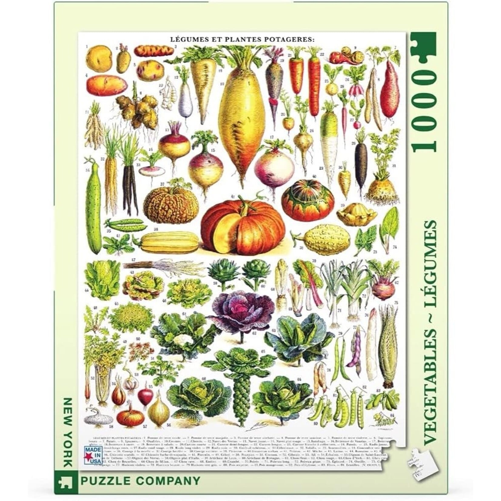 Vegetables ~ Légumes - 1000 Piece Puzzle