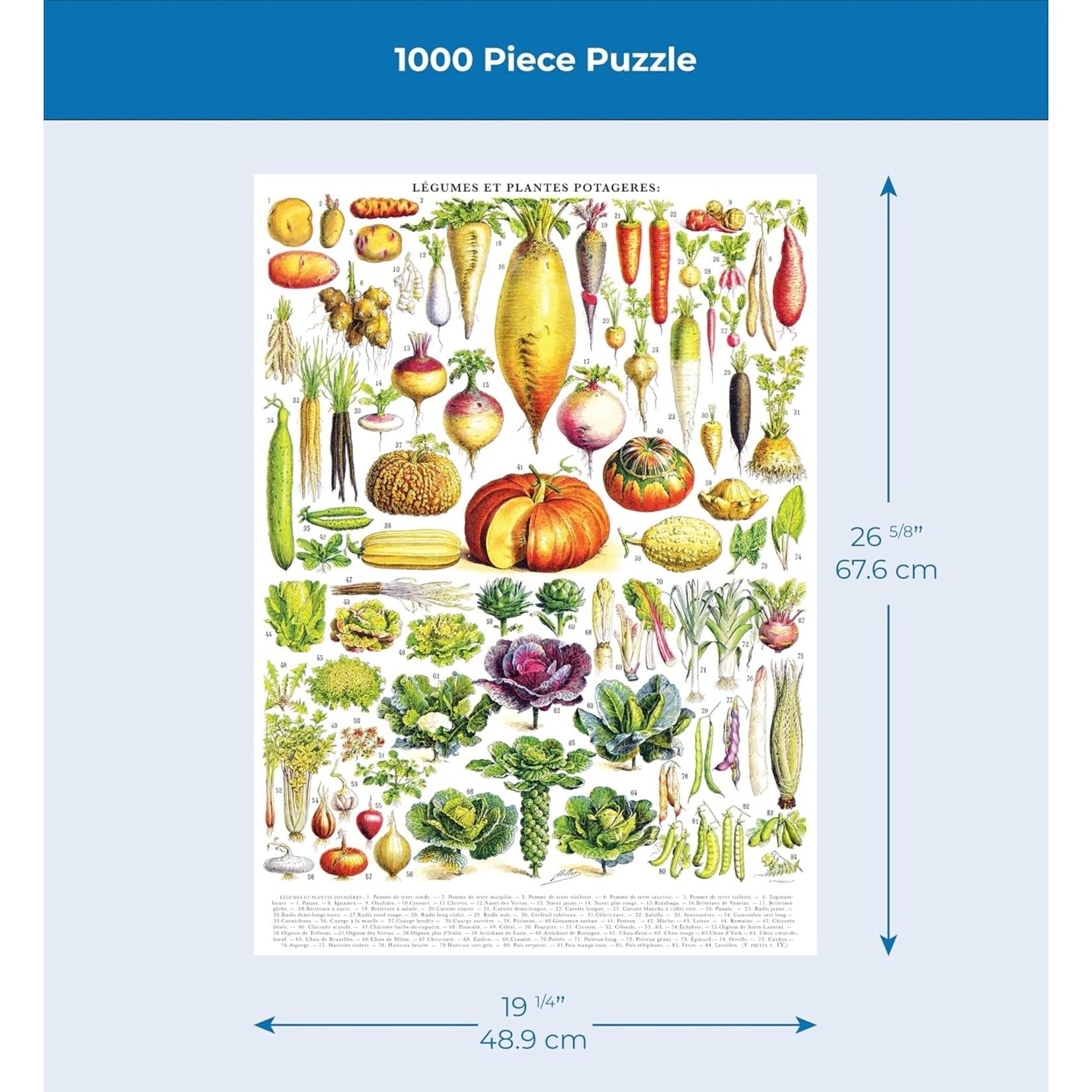 Vegetables ~ Légumes - 1000 Piece Puzzle