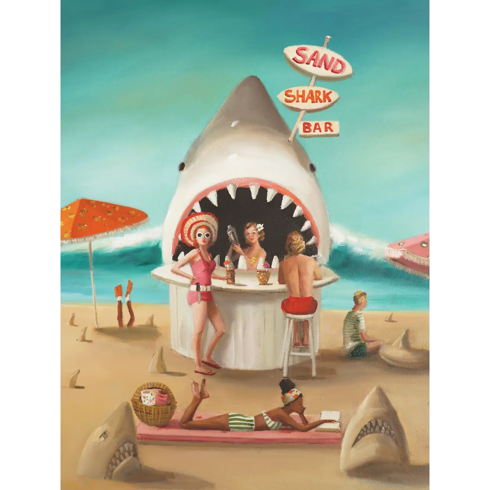 Sand Shark Bar - 500 Piece Jigsaw Puzzle