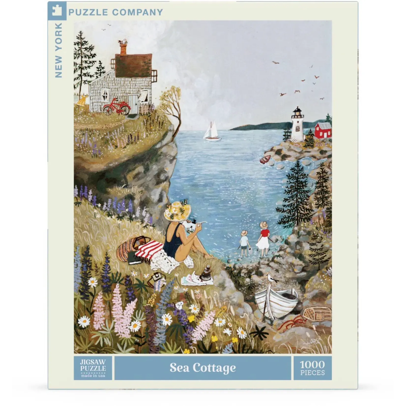 Sea Cottage - 1000 Piece Jigsaw Puzzle