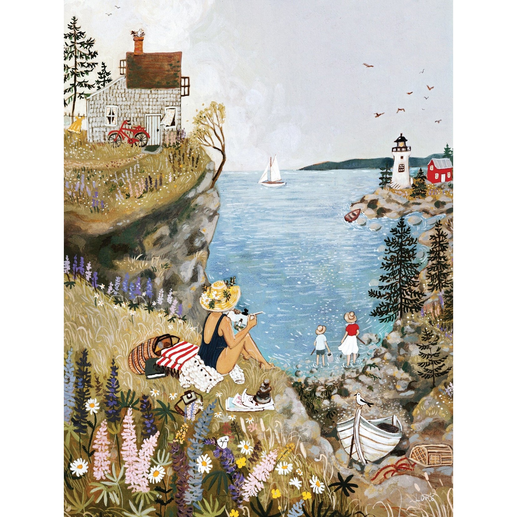 Sea Cottage - 1000 Piece Jigsaw Puzzle