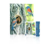 Cornell Lab | Western Bluebird 100 Piece Mini Puzzle