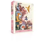 Among Flowers - 500 Piece Jigsaw Puzzle