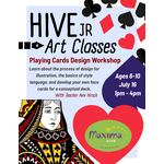 Maxima Hive HIVE jr Art Classes: Playing Cards Design Workshop  for Ages 6-10