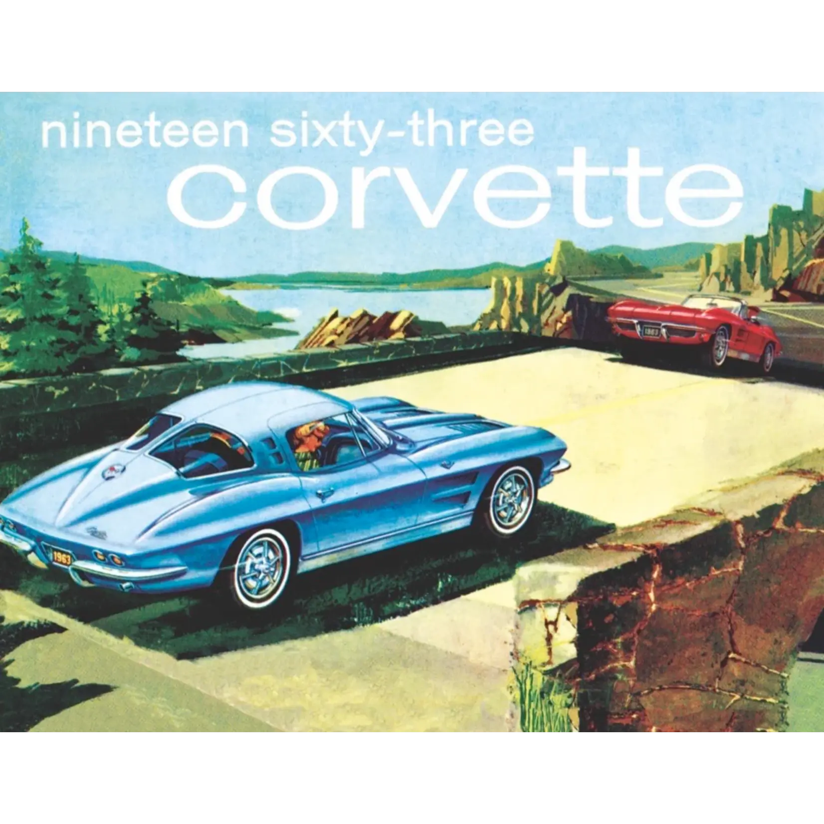 1963 Corvette - 100 Piece Mini Puzzle