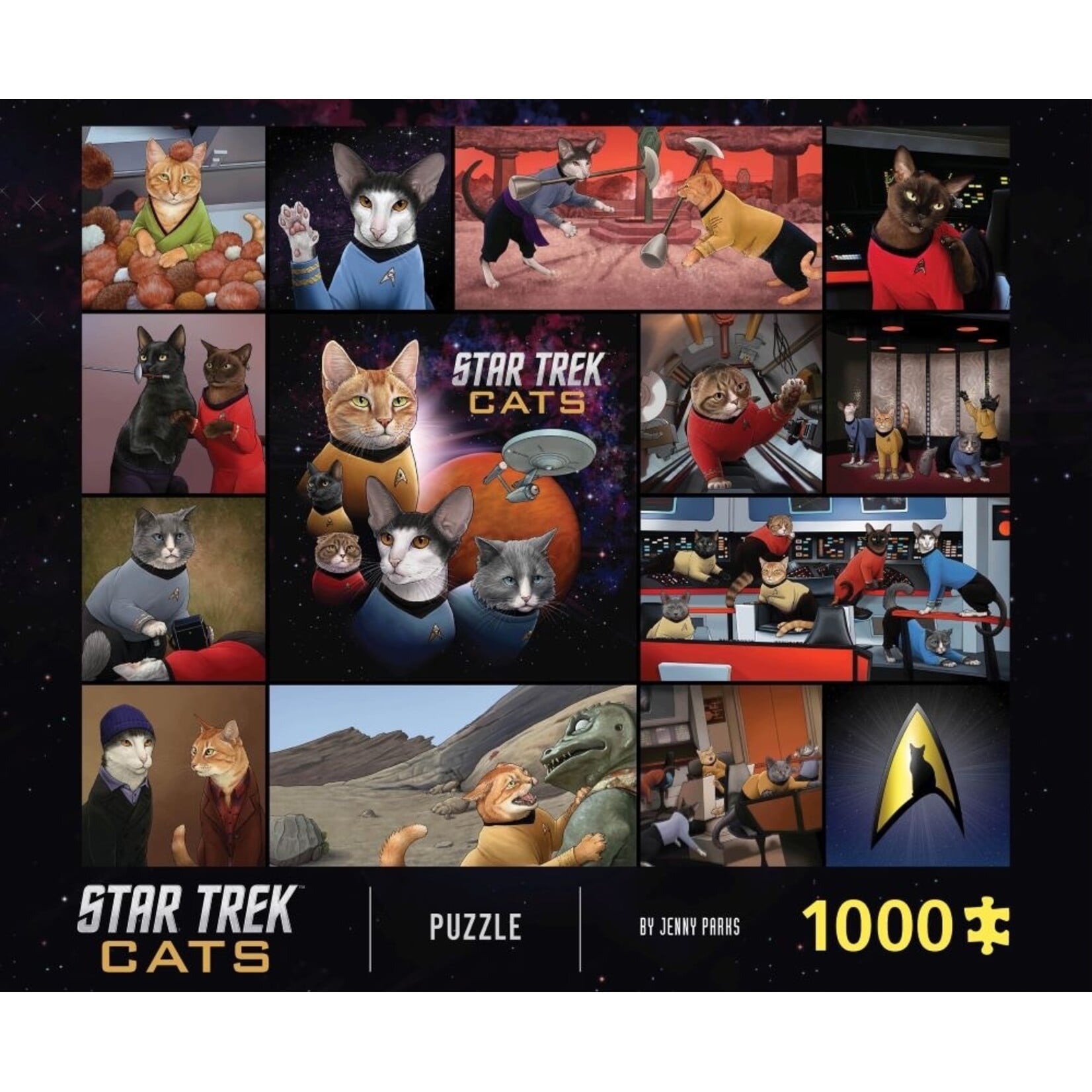 Star Trek Cats 1000 Piece Puzzle