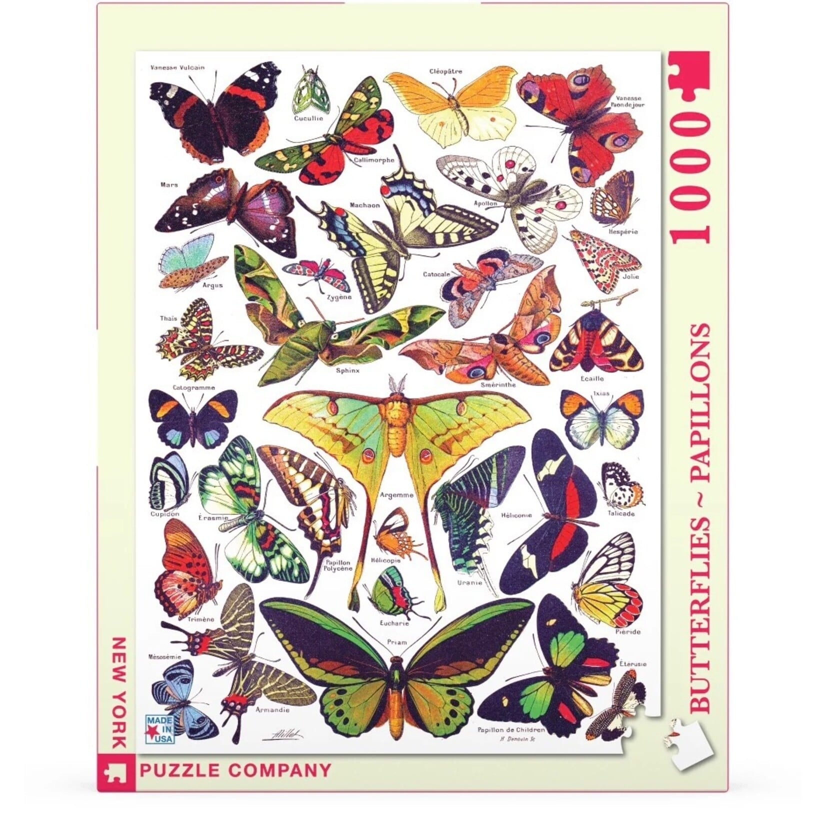 Butterflies ~ Papillons 1000 Piece Jigsaw Puzzle
