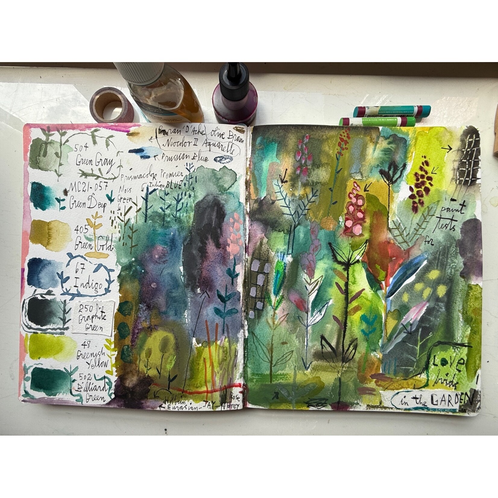 Sketchbook Journaling with Lilla Rogers -5 week class, Starting Thursday, August 13, 2026