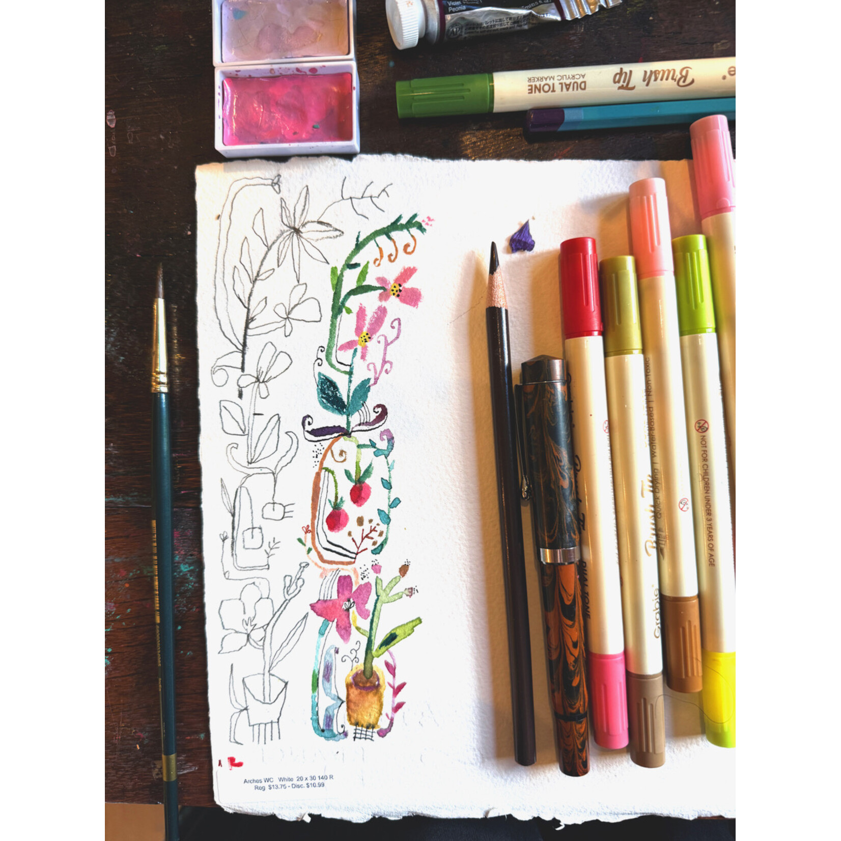 Sketchbook Journaling with Lilla Rogers -5 week class, Starting Thursday, August 13, 2026