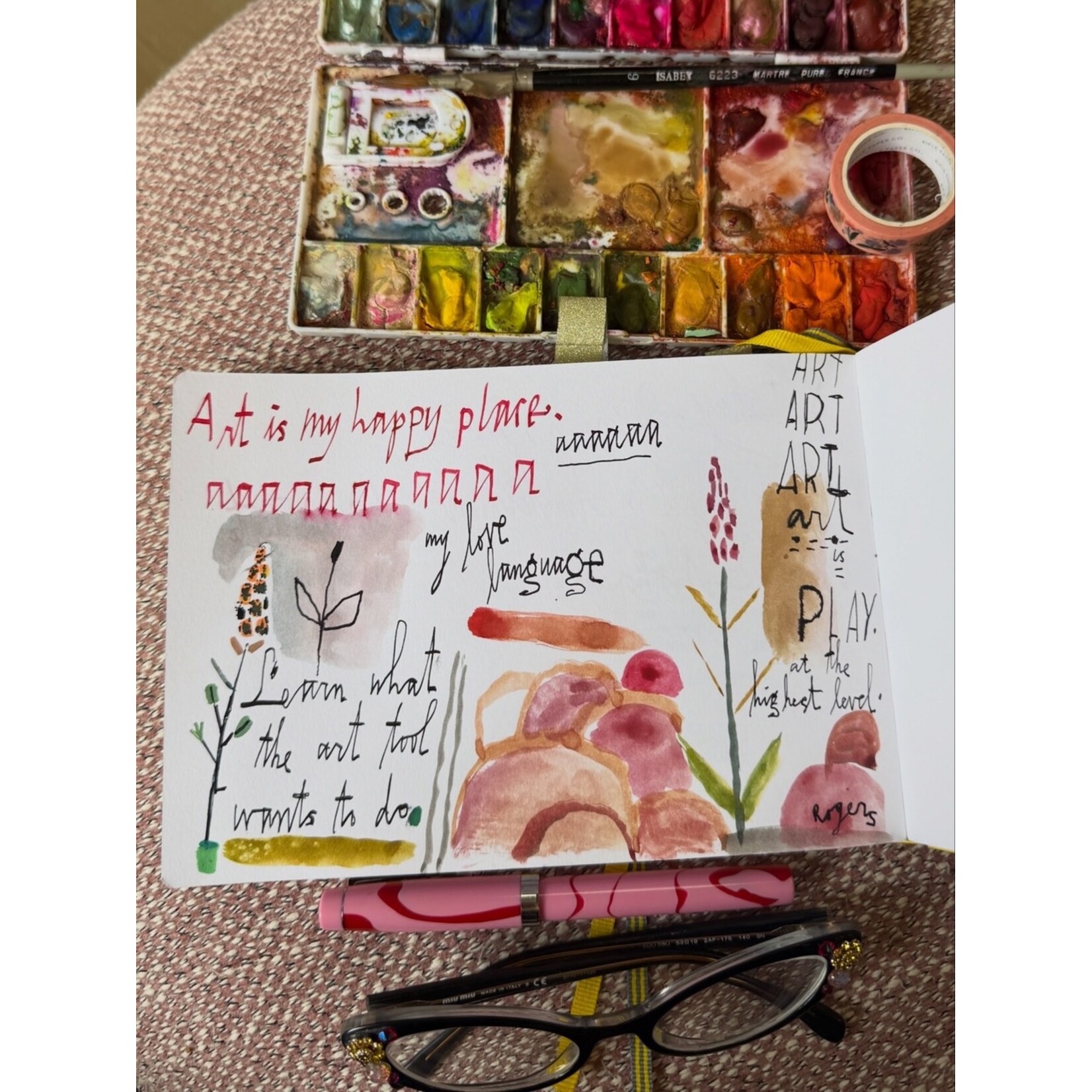 Sketchbook Journaling with Lilla Rogers -5 week class, Starting Thursday, August 13, 2026