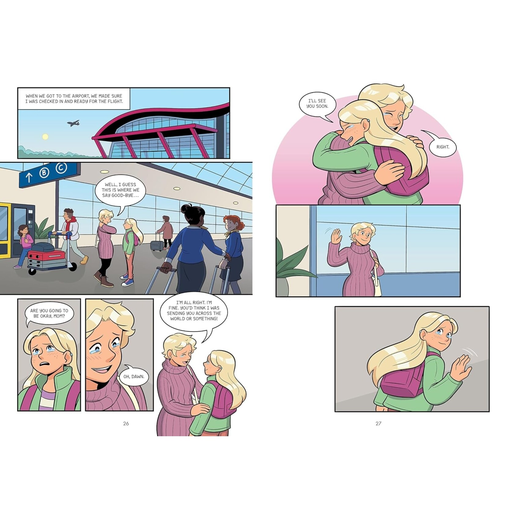 Dawn on the Coast: A Graphic Novel (The Baby-Sitters Club Graphic Novels #19)