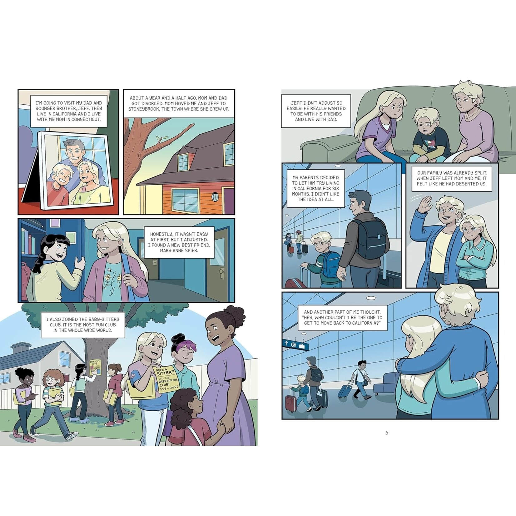 Dawn on the Coast: A Graphic Novel (The Baby-Sitters Club Graphic Novels #19)